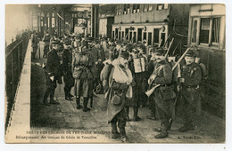 Paris. Grève Des Chemins De Fer Gare Montparnasse,débarquement Des Troupes Du Génie De Versailles - Streiks