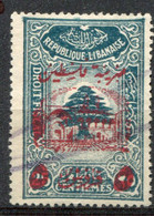 Grand Liban       197A  Oblitéré  Surtaxe Au Profit De L'armée - Used Stamps