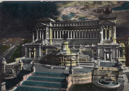 CARTOLINA  ROMA,LAZIO,MONUMENTO A VITTORIO EMANUELE II,STORIA,CULTURA,MEMORIA,RELIGIONE,BOLLO STACCATO,,VIAGGIATA 1954 - Altare Della Patria