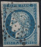 CERES - N°4 - ETOILE MUETTE - COTE TIMBRE 65€ - INFIME AMINCI. - 1849-1850 Ceres