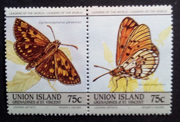 Union Island, MNH Quality, Butterflies - Altri - Oceania