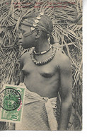 CONAKRY Guinée Française CAD Sur 5c Colonies NU Type Jeune Fille FOULAH Seins Nus ...G - Lettres & Documents