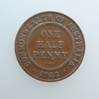 Australia - George V - 1922 - ½ Penny - ½ Penny