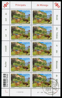 MONACO (2022) Ruches Toit Du Musée Timbres Et Monnaies, Abeilles, Hive, Bees, Abeja, Bee, Abeille - Feuille, Coin Daté - Used Stamps