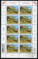 MONACO (2022) Ruches Toit Du Musée Timbres Et Monnaies, Abeilles, Hive, Bees, Abeja, Bee, Abeille - Feuille, Coin Daté - Usati