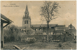 LOMME - L'Eglise Derrière Les Ruines - Lomme