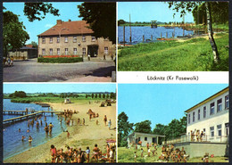 F9879 - TOP Löcknitz - Bahnhof HO Gaststätte Haus Am See - Verlag Bild Und Heimat Reichenbach - Pasewalk