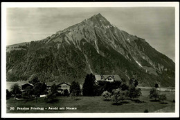 Pension Friedegg Aeschi Mit Niesen Beer 1952 - Aeschi Bei Spiez