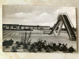 Germany Deutschland Hassloch Pfalz Schwimmbad Schwimm Bad Swimming Pool Slide Rutsch RPPC 14529 Post Card POSTCARD - Hassloch