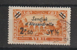 Alexandrette 1938 Série Surchargée 7, 1 Val Oblit Used - Usados
