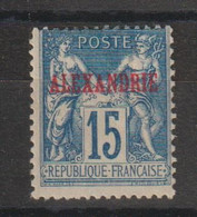 Alexandrie 1899-1900 Sage Surchargé 9, 1 Val * Charnière MH - Unused Stamps