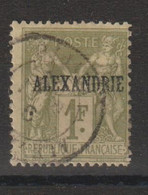 Alexandrie 1899-1900 Sage Surchargé 16, 1 Val Oblit Used - Gebraucht