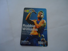 THAILAND USED CARDS  MUSICS CINEMA  ROBBIE WILLIAMS - Musique