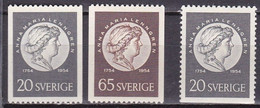 SE431D – SUEDE – SWEDEN – 1954 – A.M. LENNGREN – Y&T # 387/8 MNH 9,25 € - Unused Stamps