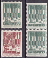 SE433AF – SUEDE – SWEDEN – 1959 – FOREST ADMINISTRATION - Y&T # 444/5 MNH 10,50 € - Nuevos