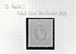 PORTUGAL STAMP - 1880-81 D.LUIS I P.LISO Perf: 12½ Md#53 MH (LPT1#140) - Unused Stamps