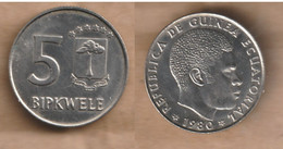 GUINEA  ECUATORIAL  5 Bipkwele 1980 Copper-nickel • 4.8 G • ⌀ 22.5 Mm KM# 51 - Equatorial Guinea