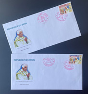 Bénin 2011 FDC 1er Jour Visite Du Pape Benoit XVI Benedikt 16. Pope Papst Benedict Rom Roma Rome Vatican Vatikan - Päpste