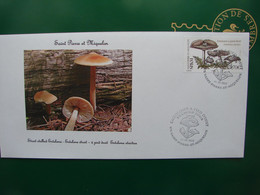 SPM/SAINT PIERRE ET MIQUELON 1ER JOUR /FDC CHAMPIGNON ENTOLOME ETROIT ENTOLOMA STRICTUS - Storia Postale