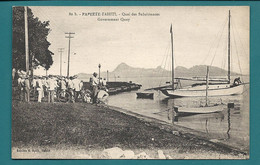 Delcampe - TAHITI - PAPEETE . Quai Des Subsistances / Government Quay. CPA Neuve - Tahiti