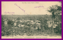 * BINGERVILLE - Quartier Indigène - 6 - Cliché G. KANTE - 1929 - Côte-d'Ivoire