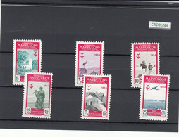 Delcampe - CRCOL286 SELLOS MARRUECOS Nº CAT 394-399 CON CHARNELA 8 - Spanisch-Marokko