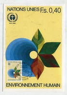 MC 076195 - UNITED NATIONS - Human Ebviorment - Tarjetas – Máxima