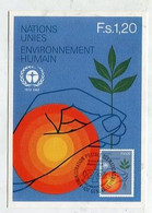 MC 076196 - UNITED NATIONS - Human Ebviorment - Cartoline Maximum