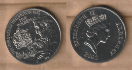 ALDERNEY 5 Pounds - Elizabeth II (Duke Of Wellington) 2002   Copper-nickel • 28.28 G • ⌀ 38.61 Mm  KM# 29   OPN-22 - Channel Islands