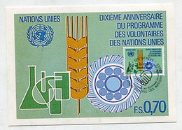 MC 076199 - UNITED NATIONS - 10th Anniversary Of The Volunteers Programme - Maximum Cards