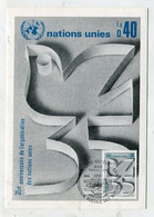 MC 076208 - UNITED NATIONS - 35th Anniversary Of The United Nations - Tarjetas – Máxima