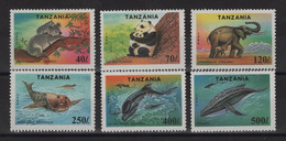 Tanzanie - N°1654 à 1660 - Faune Protegee - Cote 8€ - * Neufs Avec Trace De Charniere - Tanzanie (1964-...)