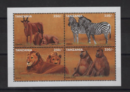 Tanzanie - N°1827 à 1830 - Faune Sauvage - Cote 5€ - ** Neufs Sans Charniere - Tanzania (1964-...)