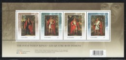 2010 Indian Kings In London 1710 Paintings Souvenir Sheet Of 4 Different Sc 2383  MNH - Unused Stamps