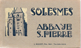 Solesmes            72        Carnet De 15 Vues Sur L'Abbaye St Pierrre   (voir Scan) - Solesmes