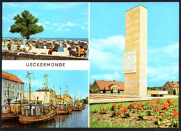 F9889 - TOP Ückermünde Hafen Sowjetisches Ehrenmal - Verlag Bild Und Heimat Reichenbach - Ückermünde