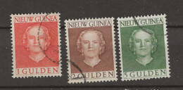 1950 USED Nederlands Nieuw Guinea, NVPH 19-21 - Niederländisch-Neuguinea