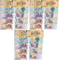 Sierra Leone - 3 Pcs X Set 5 Banknotes 1 2 5 10 20 Leones 2022 UNC Lemberg-Zp - Sierra Leone