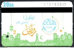 1 Ticket Transport Algeria Bus Algiers Alger - Biglietto Dell'autobus Ramadan N°2 - 1 Billete De Autobús - 1 Busticket - World