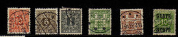 Danemark -  Chiffres - Voiliers - Obliteres Timbres-Taxe - Portomarken