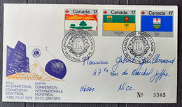 Canada 1979 N°707J, 707H, 707G Ob Sur Lettre TB - Lettres & Documents