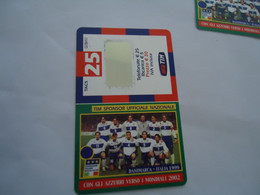 ITALY  PREPAID CARDS FOOTBALL ITALIA   MUNDIAL 2002 - Altri & Non Classificati