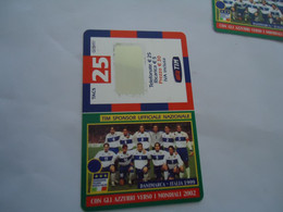 ITALY  PREPAID CARDS FOOTBALL ITALIA   MUNDIAL 2002 - Sonstige & Ohne Zuordnung