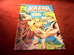 KAZAR  THE SAVAGE N° 32 JUNE 1984 - Marvel