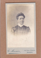 Photographie Ancienne XIXème CDV Portrait Femme Meunier Angers - Antiche (ante 1900)