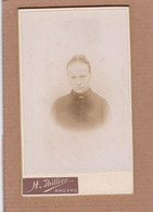 Photographie Ancienne XIXème CDV Portrait En Nuage Femme Thillier Angers - Antiche (ante 1900)