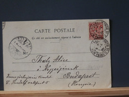 93/648A   CP MONACO 1903 POUR HONGRIE - Storia Postale