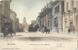 Bruxelles Le Musée Et La Rue De La Régence 1908 - Museums