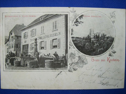 AK 1903 CPA Gruss Aus Kinzheim Hotel Zu Den Zwei Schlüsseln DR BARR Restauration - Sonstige & Ohne Zuordnung