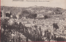 ARDECHE LARGENTIERE PANORAMA PRIS DU CHEMIN DE COUPE - Largentiere